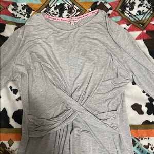 Juicy Couture Light Gray Blouse